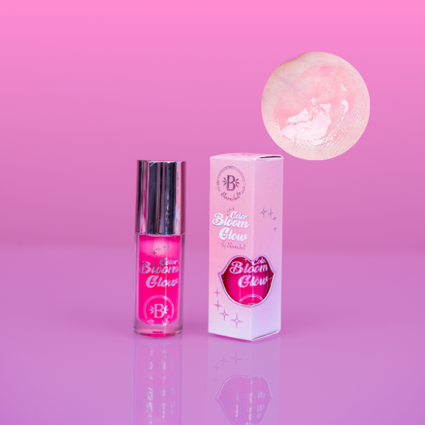 Color Bloom Glow Lip Gloss (Pink)