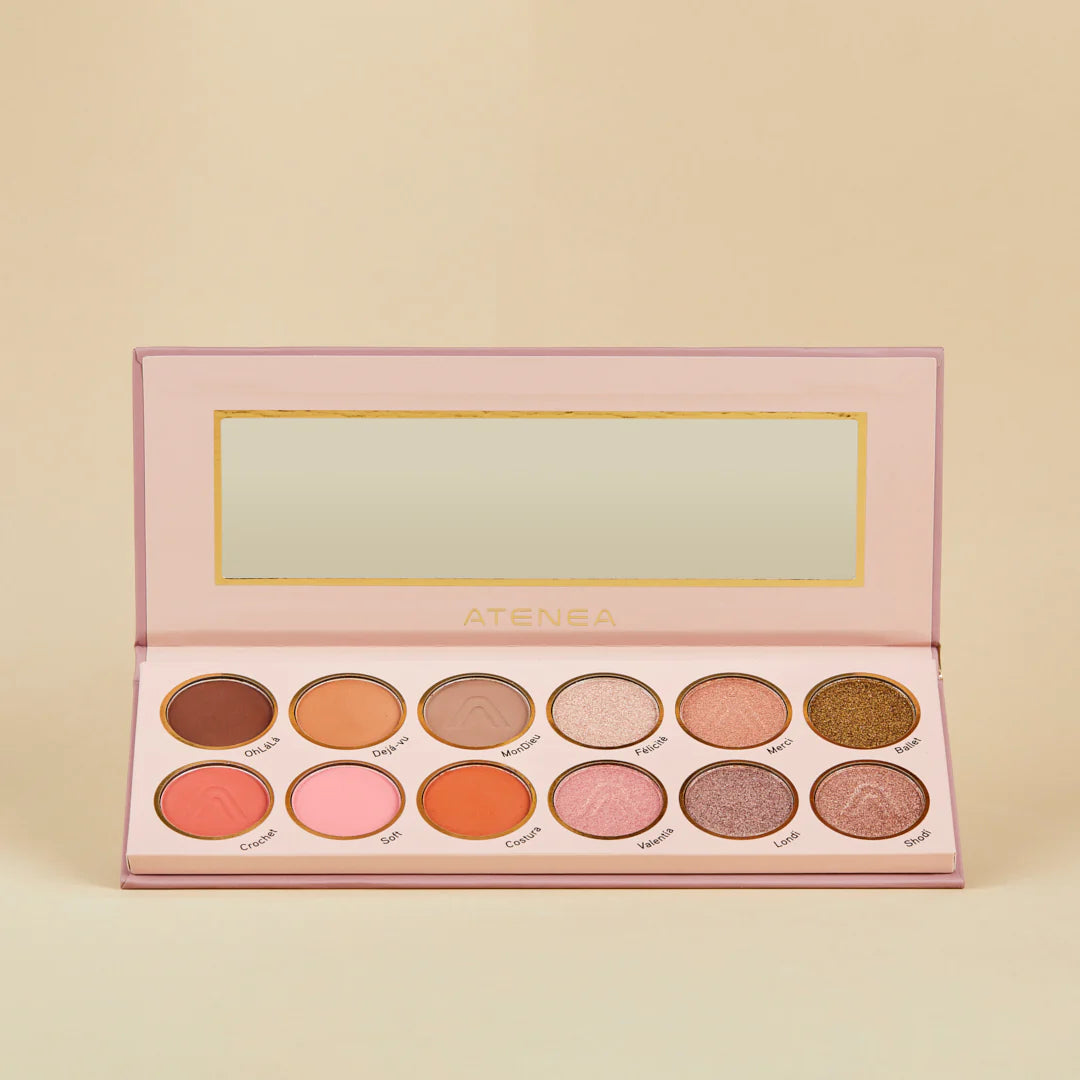 Paleta de Sombras Rose 12 Tonos Sublime